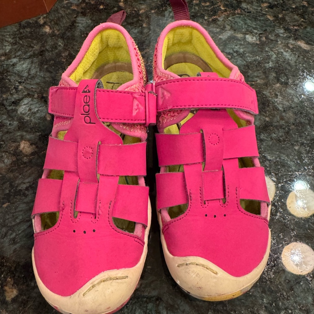Plae Pink Kids Sandals